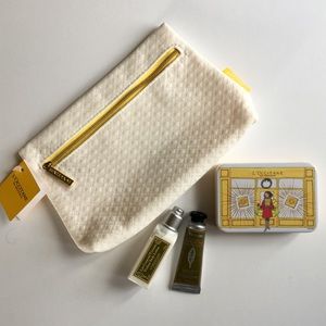 L’Occitane Bag, Tin Can and 2 Verveine Samples
